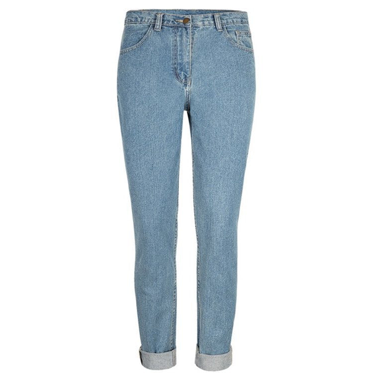 Jean Femme Classique en Denim – Coupe Slim Décontractée et Confort Quotidien