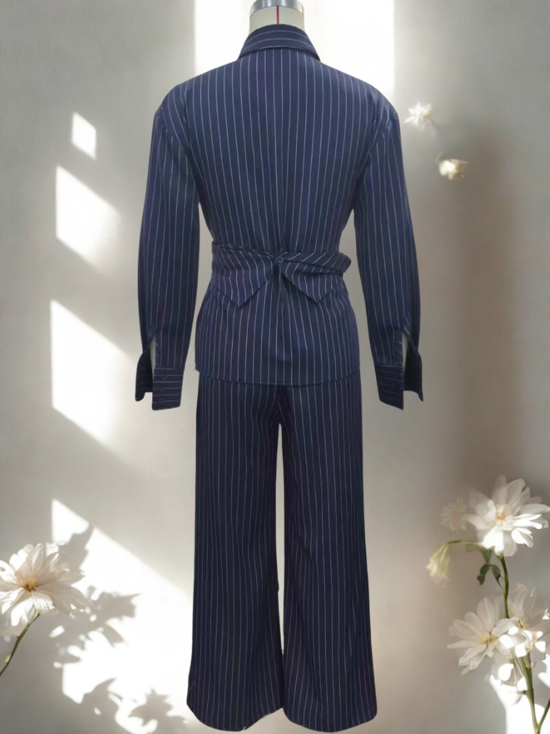 Ensemble Henné | Deux Pièces Vintage Coréen - Taille Cintrée et Enveloppante