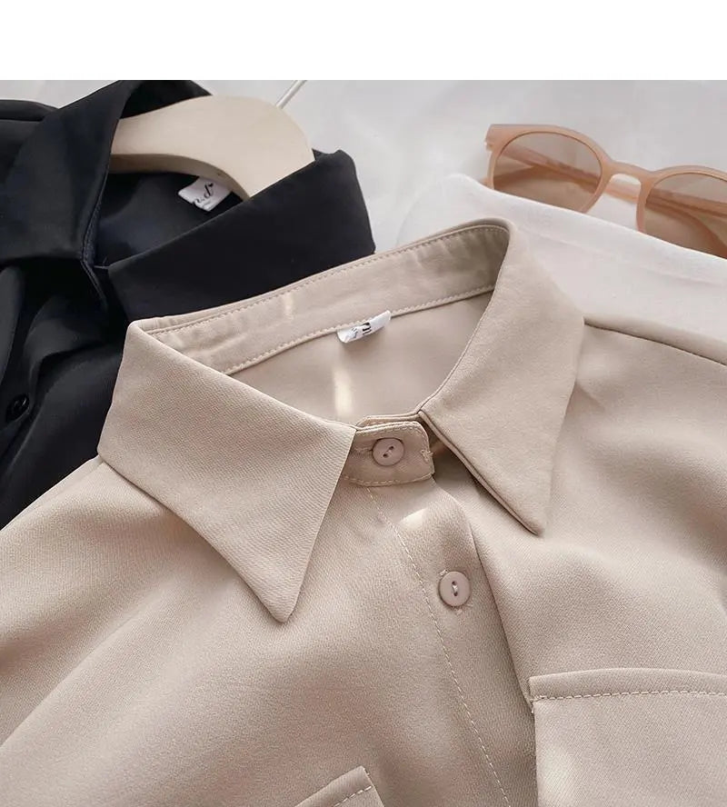 Chemise Alia –Mi-Longue Élégante avec Ceinture et Taille Élastique