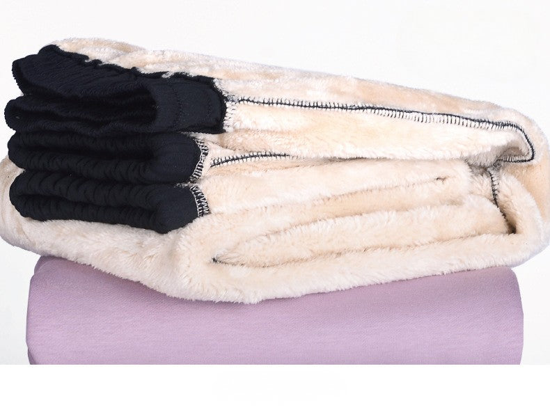 Pantalon Harem Femme Hiver – Ample et Chaud en Polaire d’Agneau