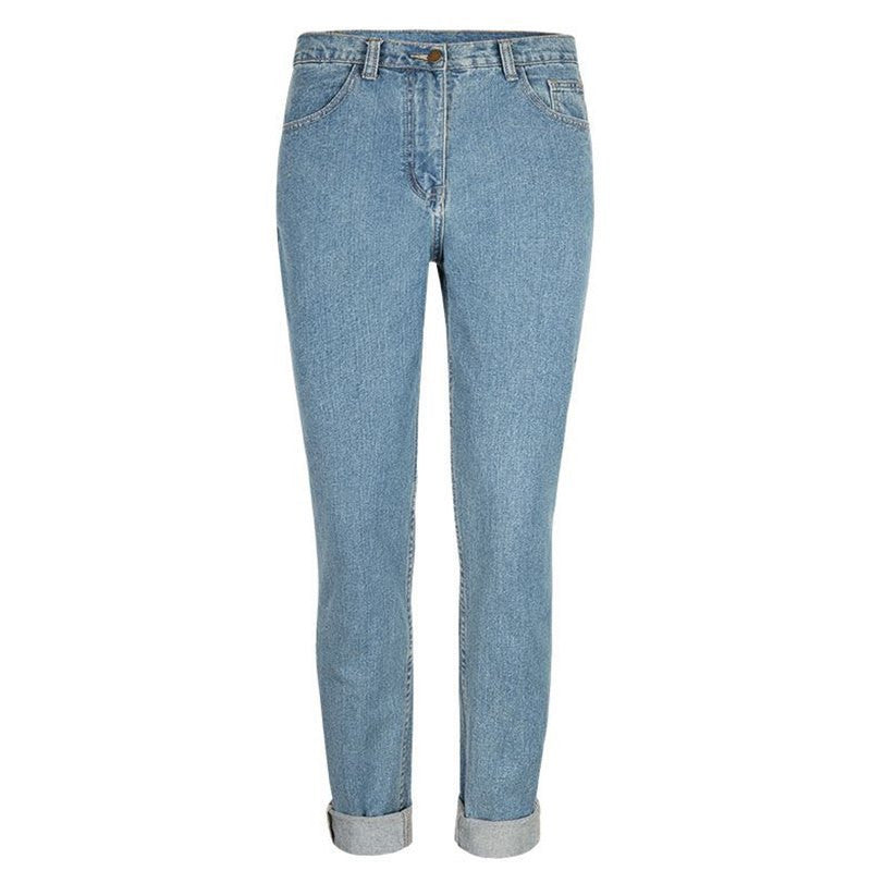 Jean Femme Classique en Denim – Coupe Slim Décontractée et Confort Quotidien