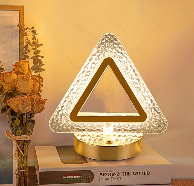 Lampe de Table LED Étoile & Lune Rechargeable – Design Luxe pour le Ramadan ou l'Aïd