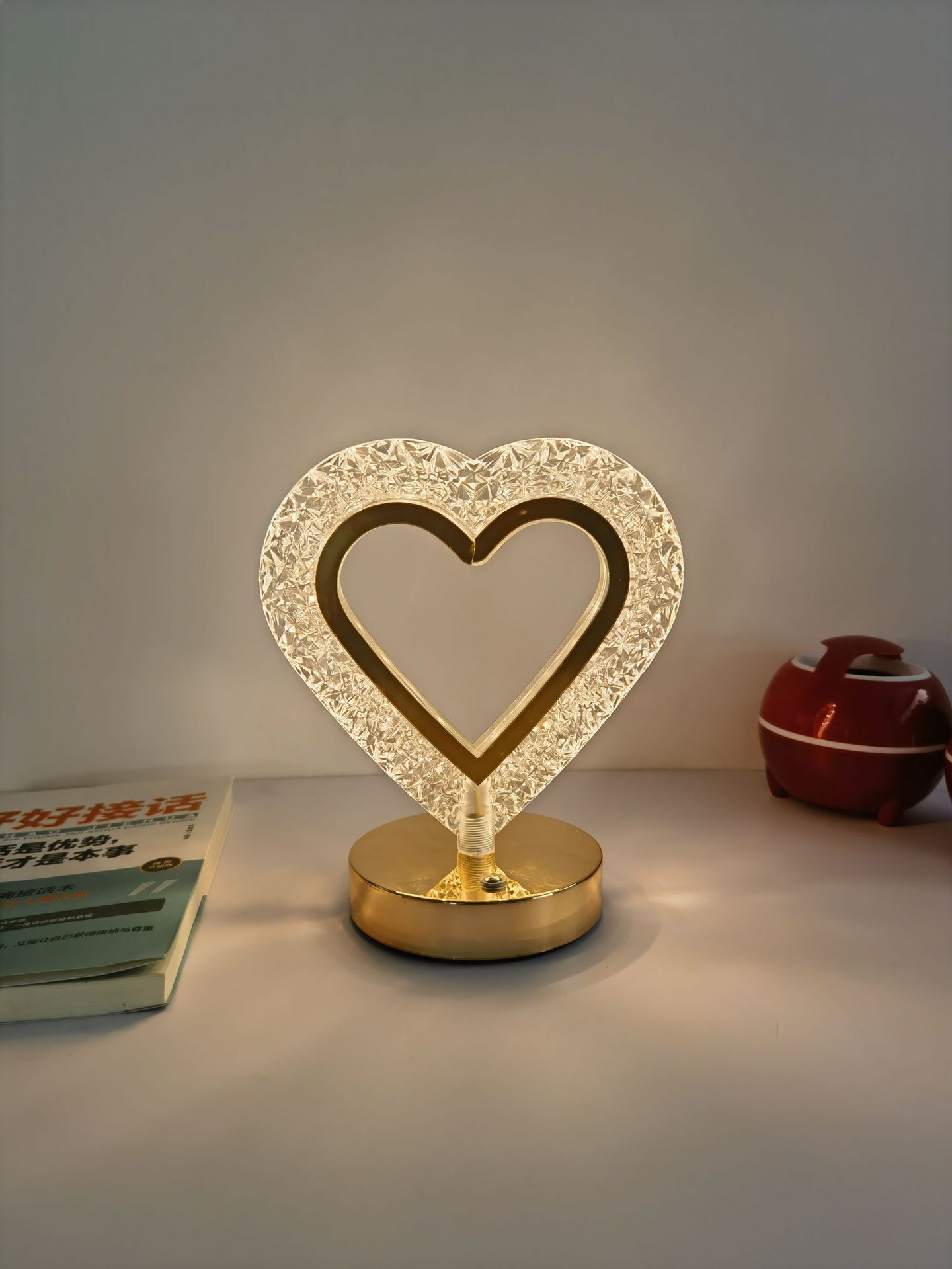 Lampe de Table LED Étoile & Lune Rechargeable – Design Luxe pour le Ramadan ou l'Aïd