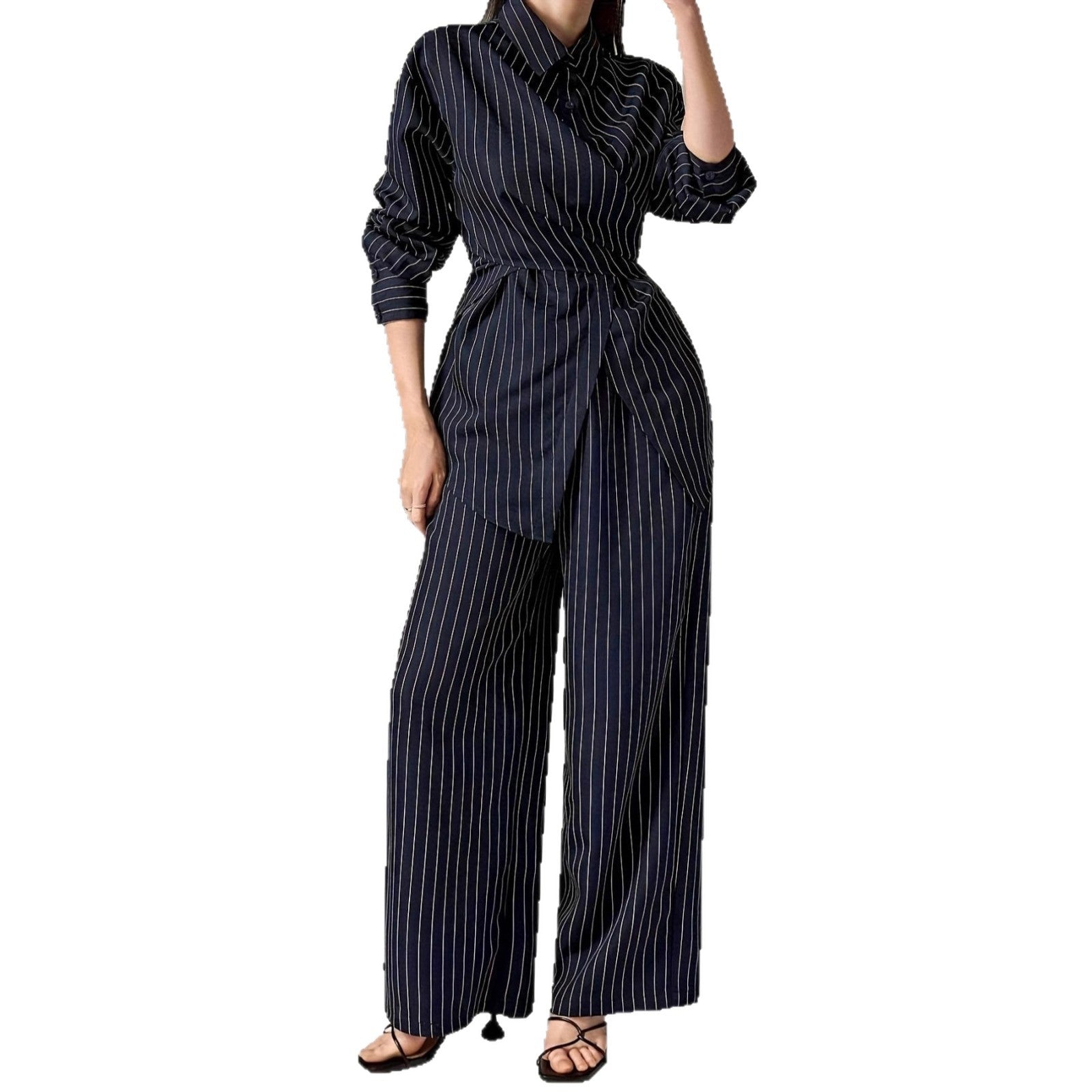 Ensemble Henné | Deux Pièces Vintage Coréen - Taille Cintrée et Enveloppante