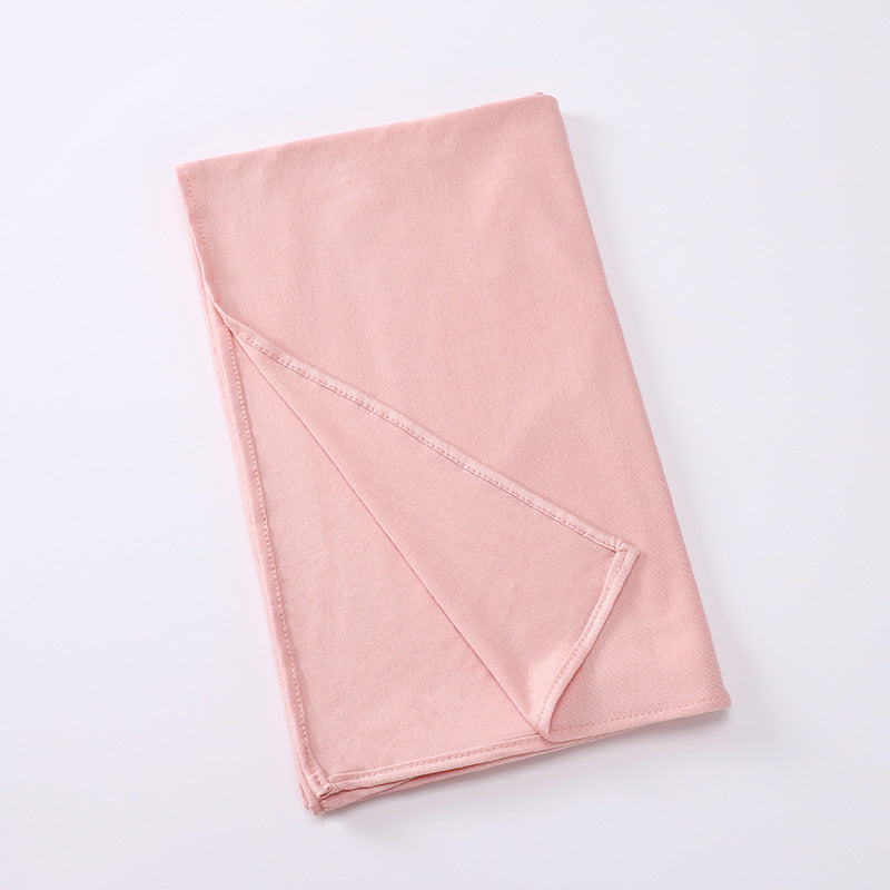 Hijab en Coton Mercerisé Fermé au bout