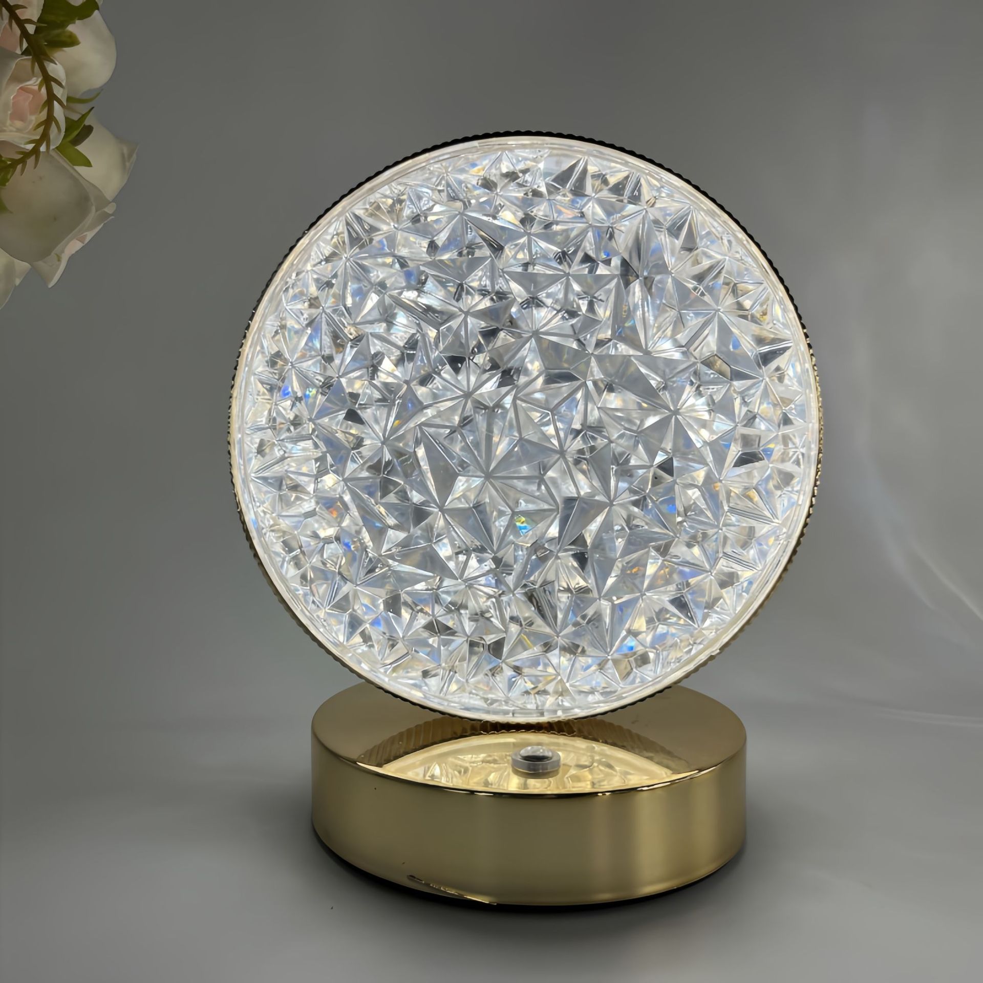 Lampe de Table LED Étoile & Lune Rechargeable – Design Luxe pour le Ramadan ou l'Aïd