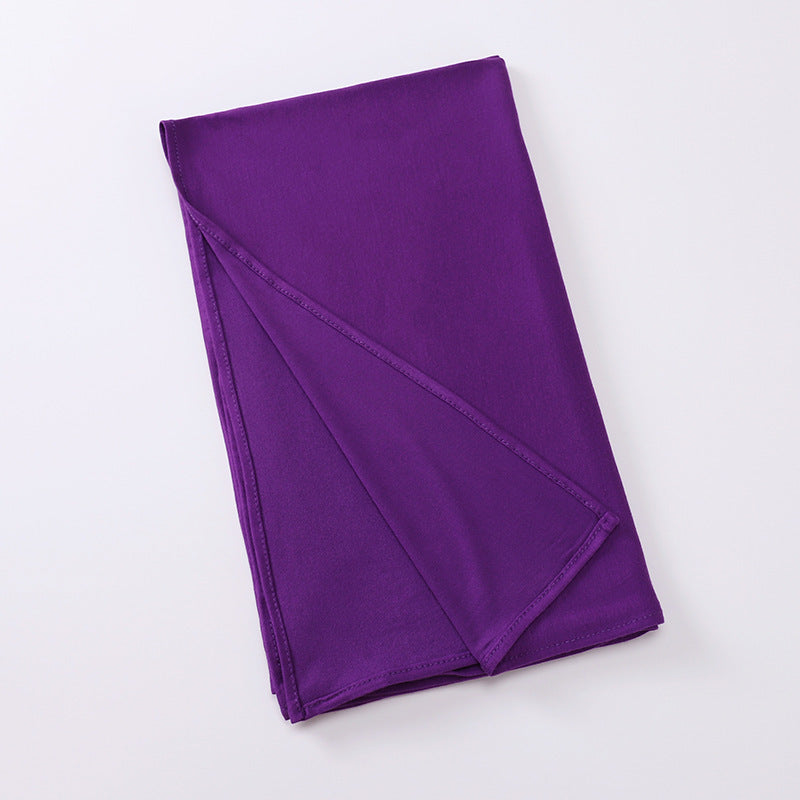 Hijab en Coton Mercerisé Fermé au bout