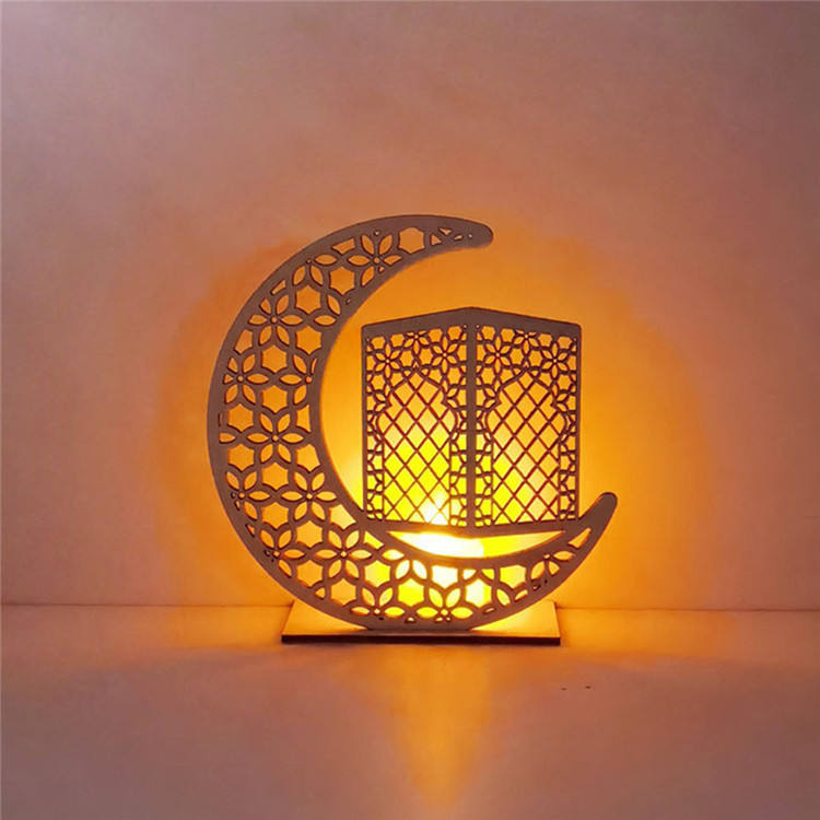 Ornement Islamique en Bois – Cadeau Ramadan, Aïd,Haj & Intérieur Spirituel