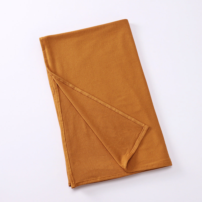 Hijab en Coton Mercerisé Fermé au bout