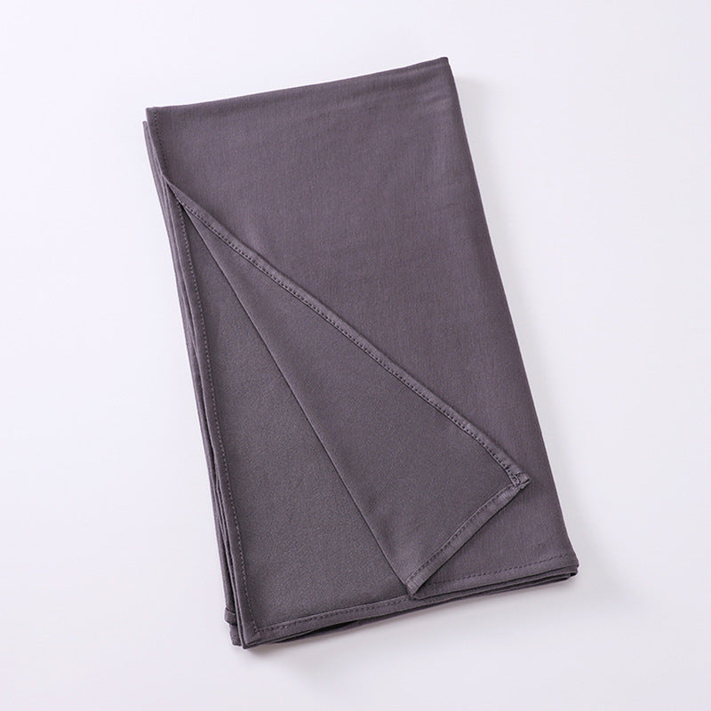 Hijab en Coton Mercerisé Fermé au bout