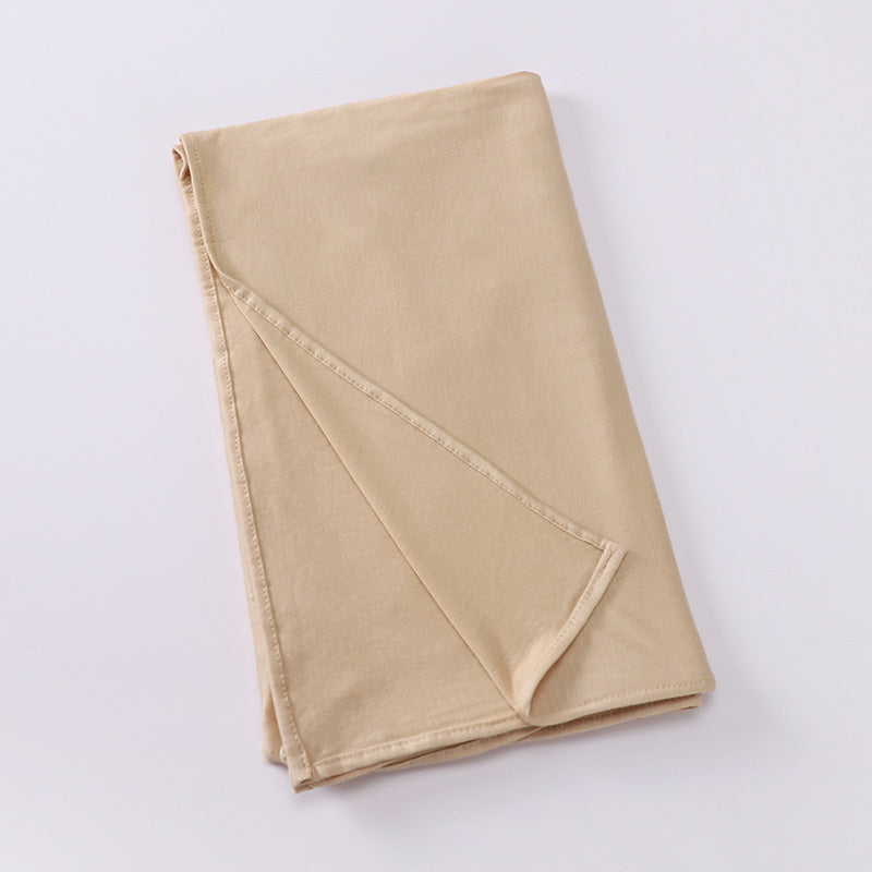 Hijab en Coton Mercerisé Fermé au bout