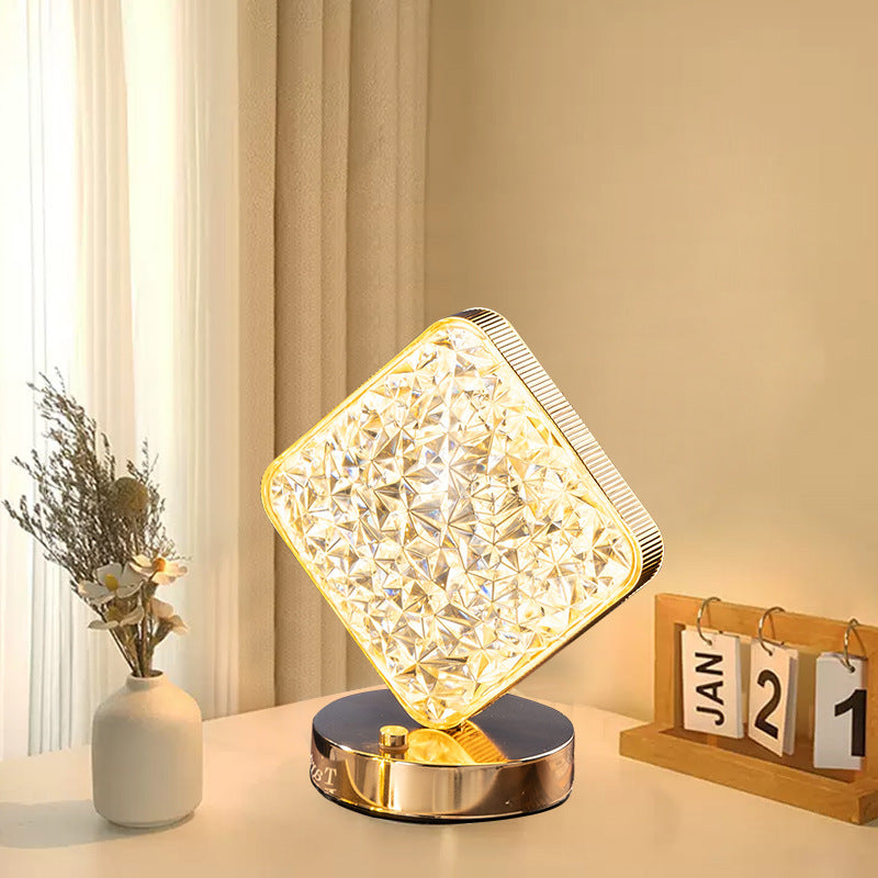 Lampe de Table LED Étoile & Lune Rechargeable – Design Luxe pour le Ramadan ou l'Aïd